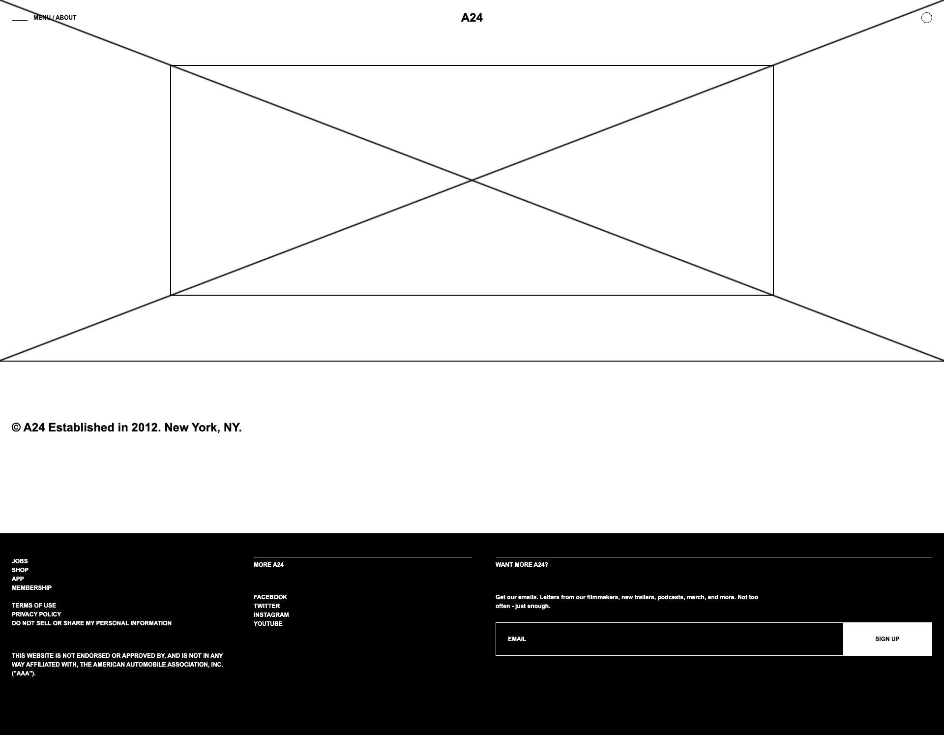 A24 About Desktop