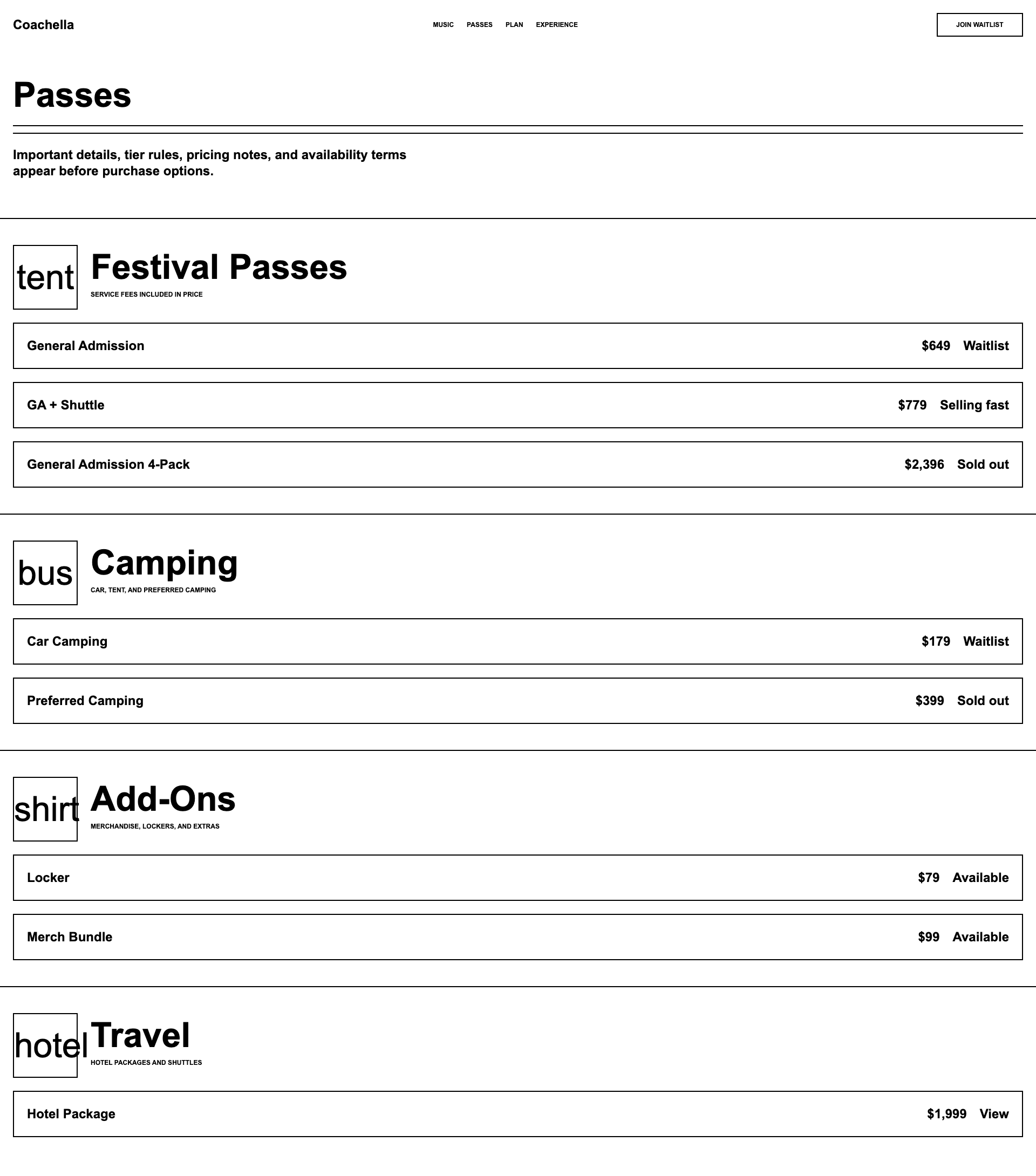 Coachella Passes Desktop