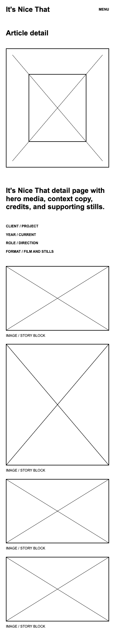 It's Nice That Article Detail Mobile Fold