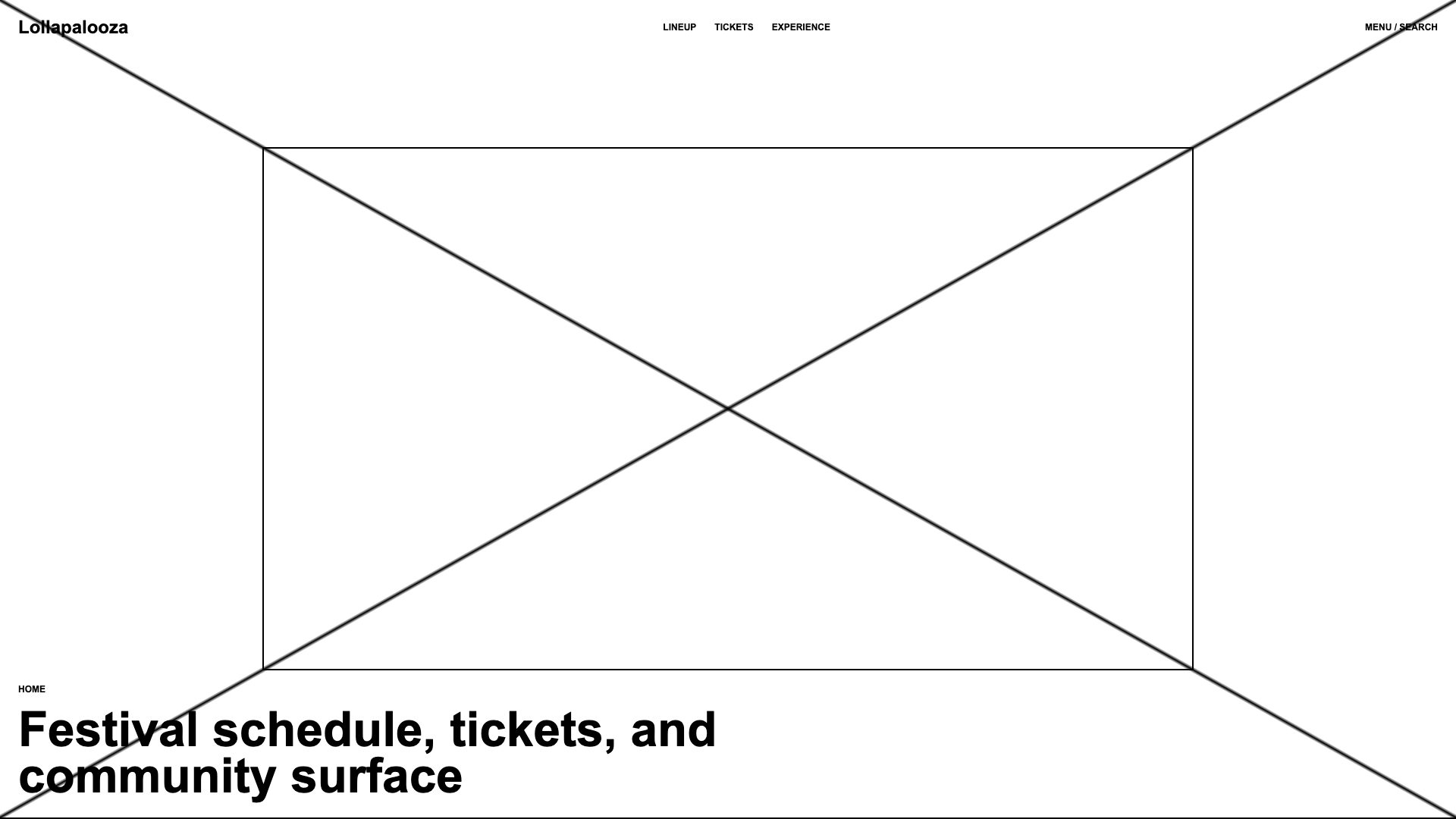 Lollapalooza Home Desktop Fold