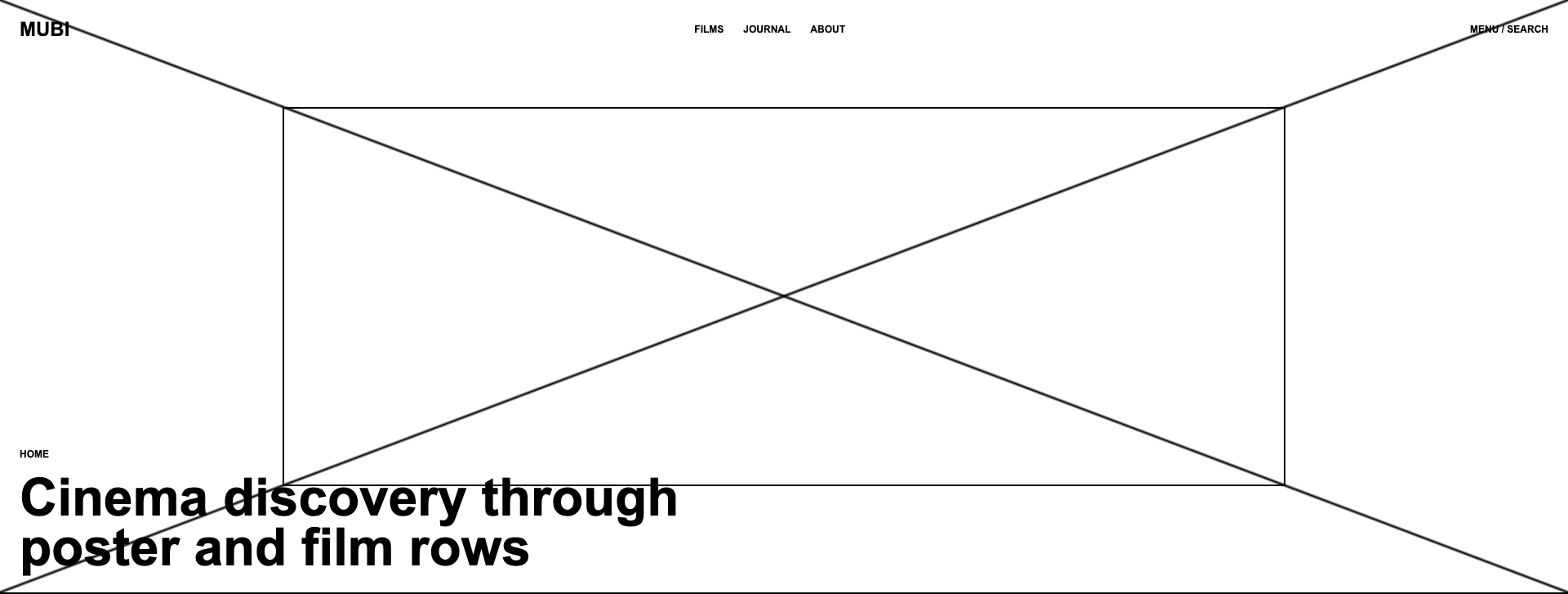 MUBI Home Desktop Fold