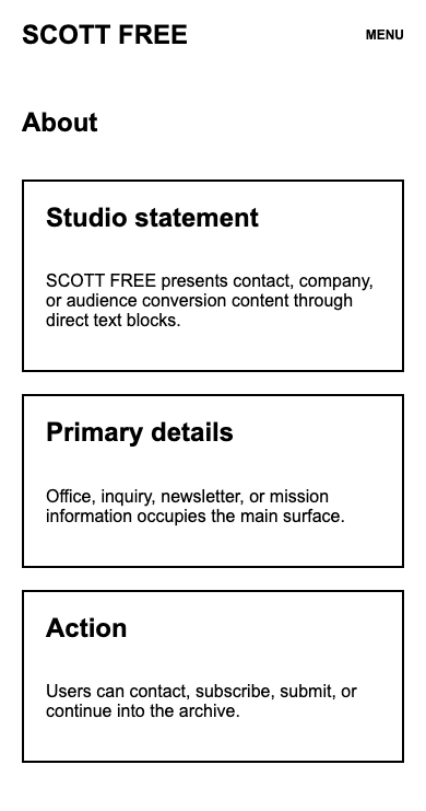 SCOTT FREE About Mobile