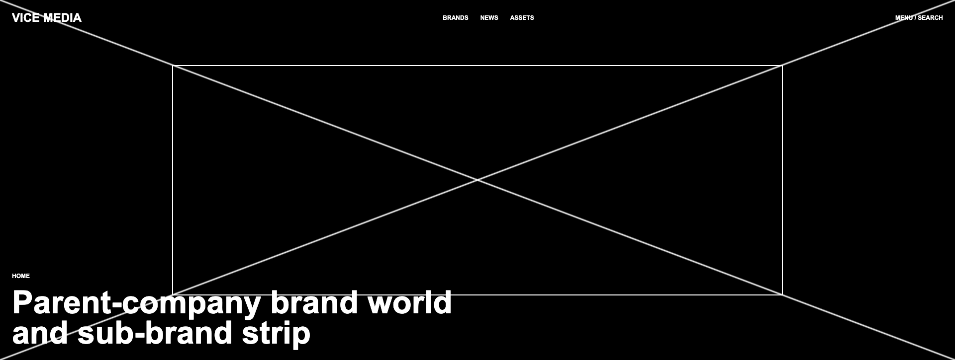 VICE MEDIA Home Desktop Fold